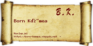 Born Kámea névjegykártya